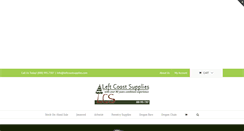 Desktop Screenshot of leftcoastsupplies.com